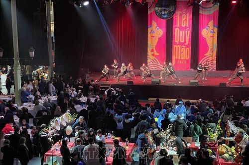 Tưng bừng hội Tết ở ngoại ô Paris