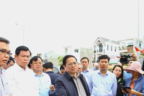 Thủ tướng Phạm Minh Chính kiểm tra Dự án xây dựng Sân bay Long Thành