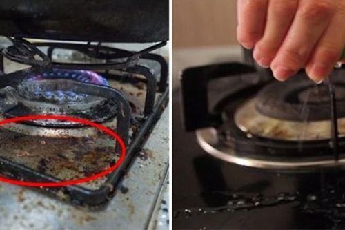 Bếp gas dùng cả năm bị rỉ sét, chỉ với 5 nguyên liệu quen thuộc này bếp gas sạch như mới