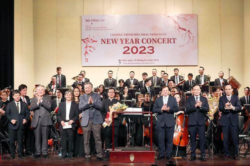 Chương trình hòa nhạc chào Xuân 'New year concert 2023' do Bộ Công an tổ chức