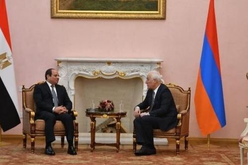 Tổng thống Ai Cập lần đầu đến Armenia: Mong muốn phát triển quan hệ