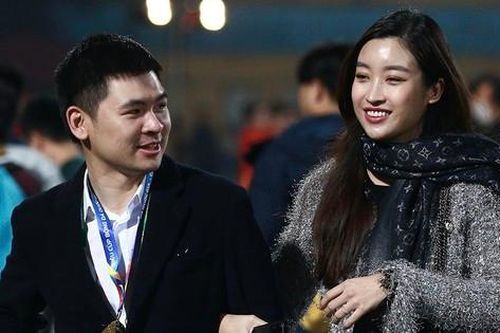 Hoa hậu Đỗ Mỹ Linh: 'Vỡ òa khi đội bóng của ông xã giành Siêu cúp'