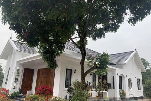 Nhà mái Thái 1 tầng gần gũi thiên nhiên, chan hòa ánh sáng ở Vĩnh Phúc