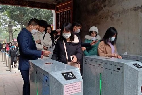 Hệ thống vé điện tử tại Văn Miếu phát huy hiệu quả