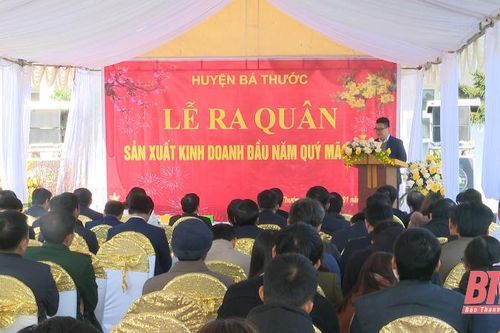 Bá Thước ra quân sản xuất, kinh doanh năm 2023