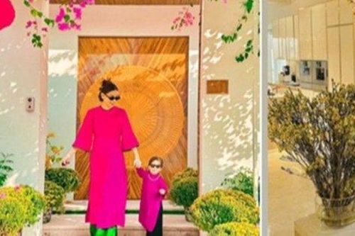 Biệt thự 30 tỷ từng bị trộm ghé thăm của Hồ Ngọc Hà đơn giản sang trọng ngày Tết qua