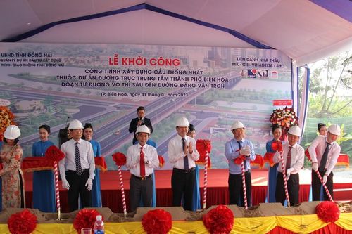 Đồng Nai: Khởi công xây dựng cầu Thống Nhất