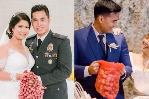 Cuộc khủng hoảng thực sự phía sau bức ảnh cô dâu Philippines cầm túm hành thay hoa cưới