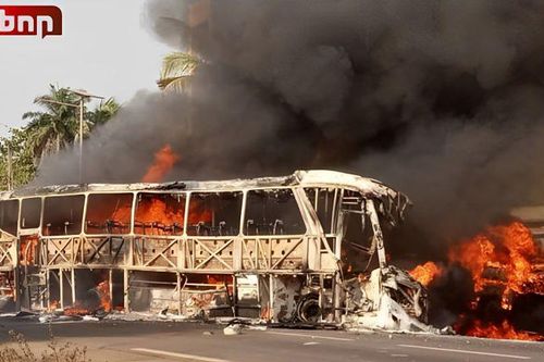 Va chạm giữa xe buýt và xe tải ở Benin, ít nhất 22 người chết
