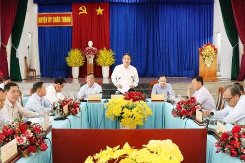 Huyện ủy Châu Thành triển khai nhiệm vụ trọng tâm sau Tết Quý Mão 2023