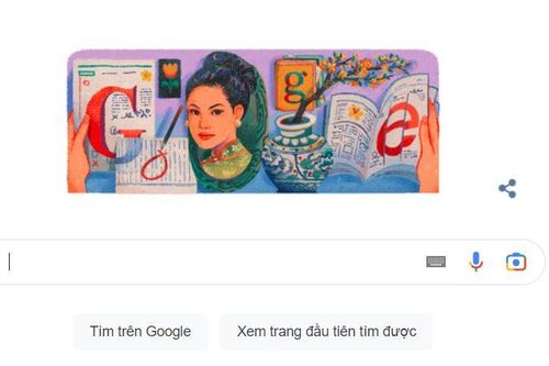 Google tôn vinh bà Sương Nguyệt Anh, nữ chủ bút đầu tiên ở Việt Nam