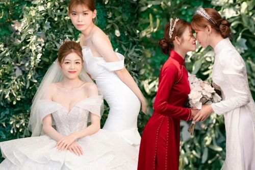 Loạt ảnh cưới 'tình bể bình' của cặp LGBT nữ khiến dân mạng phát cuồng đòi 'nhả vía'