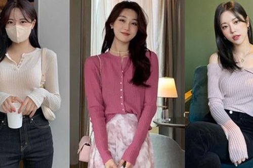 10 chiêu phối áo len mỏng vào mùa Xuân