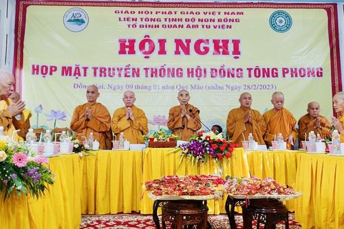 Đồng Nai: Họp mặt truyền thống tông phong Tịnh độ Non Bồng tại tổ đình Quan Âm tu viện
