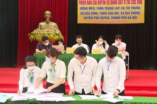 Năm 2023, huyện Phú Xuyên dự kiến thu 275 tỷ đồng từ đấu giá QSD đất