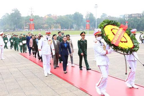 Quận Hoàng Mai: 112 tân binh tham gia Lễ báo công dâng Bác