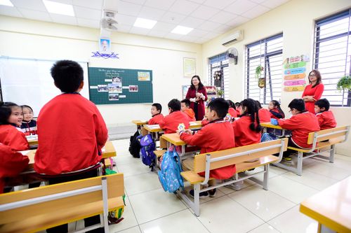 Học sinh lớp 3 Hà Nội hứng thú với tiết dạy thực nghiệm GD địa phương