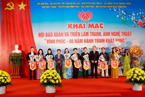 Hội báo Xuân Vĩnh Phúc góp phần tôn vinh sự phát triển của báo chí