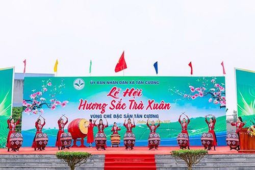 Thái Nguyên: Lễ hội 'Hương sắc trà Xuân - vùng chè đặc sản Tân Cương'