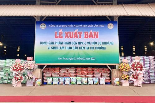 Supe Lâm Thao liên tiếp ra mắt sản phẩm phân bón vi sinh mới