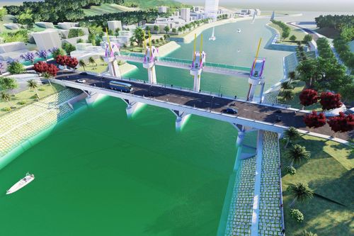 Khởi công đập dâng nước hình hoa Tam giác mạch trên sông Lô, Hà Giang
