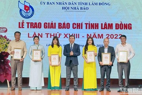 37 tác phẩm đạt Giải báo chí tỉnh Lâm Đồng lần thứ 18