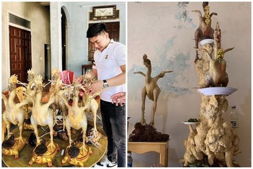 'Phi đội gà bay' cúng Rằm tháng giêng ở Hà Tĩnh gây sốt
