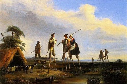 Độc đáo phương thức 'đi cà kheo' của những người chăn cừu