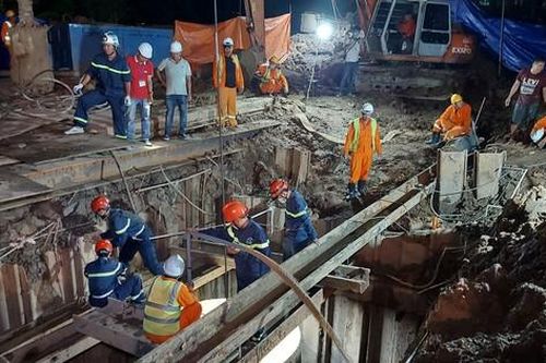Công an thụ lý vụ việc bé trai rơi trụ bê tông tại Đồng Tháp