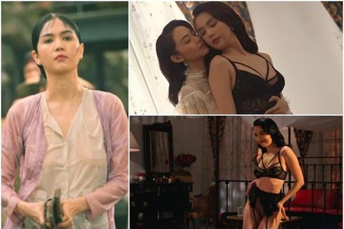 5 lần 'cởi hết' gây tranh cãi của Ngọc Trinh trong 'Chị chị em em 2'