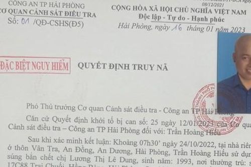 Truy nã đặc biệt bị can nổ súng đoạt mạng người