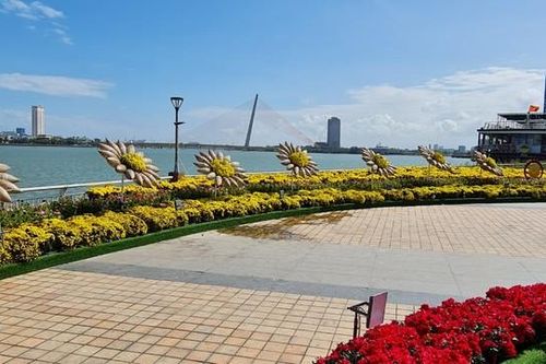 Tết Nguyên tiêu, đường hoa xuân Đà Nẵng vẫn 'hot rần rần'
