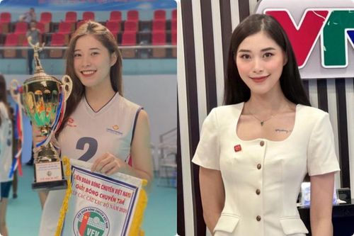 'Hoa khôi bóng chuyền' Thu Huyền lên sóng mặc đẹp như 'nữ thần'