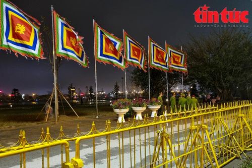 Tổ chức 5 vòng, 30 chốt bảo đảm an ninh trật tự trước giờ khai ấn Đền Trần