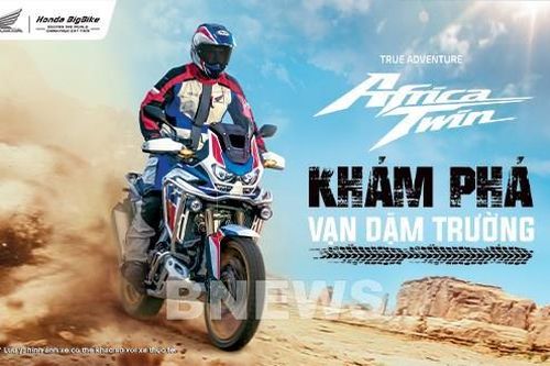 Honda Việt Nam giới thiệu chiến binh đường trường Africa Twin thế hệ 2023