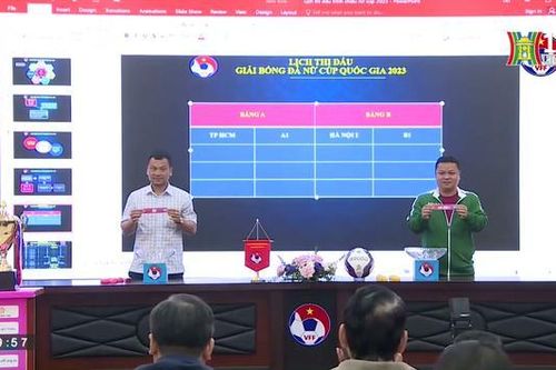 Bốc thăm giải U16 và Cup bóng đá nữ 2023