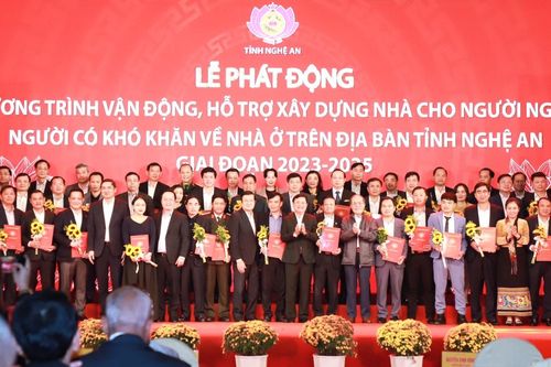 Hơn 10.000 ngôi nhà sẽ được xây dựng cho người nghèo ở Nghệ An