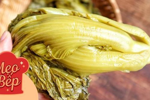 Mẹo muối dưa cải vàng giòn, không bị váng và chẳng lo bị khú