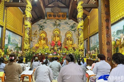 Lễ cầu an ngày rằm tháng Giêng tại Lào
