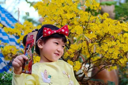 Mùa xuân của bé An Tâm