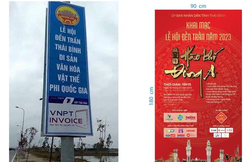 Sự thật về biển quảng cáo đền Trần Thái Bình 'phi quốc gia' gây xôn xao dư luận