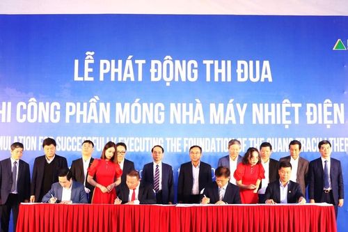 Phát động thi đua trên công trường nhiệt điện tỷ USD