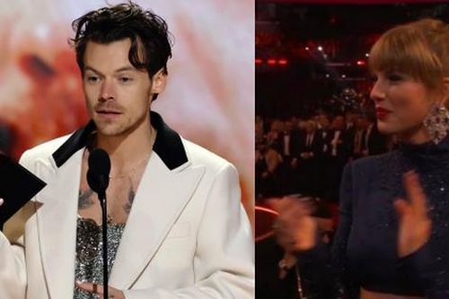Taylor Swift nhiệt tình chúc mừng khi tình cũ Harry Styles nhận giải Grammy