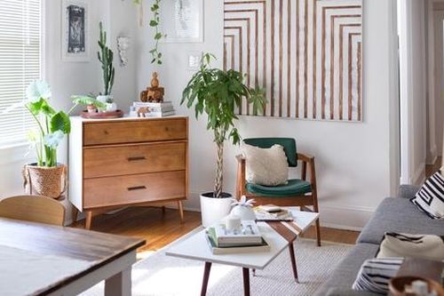Bố trí nội thất với phong cách nhẹ nhàng cho căn hộ có diện tích 61m²
