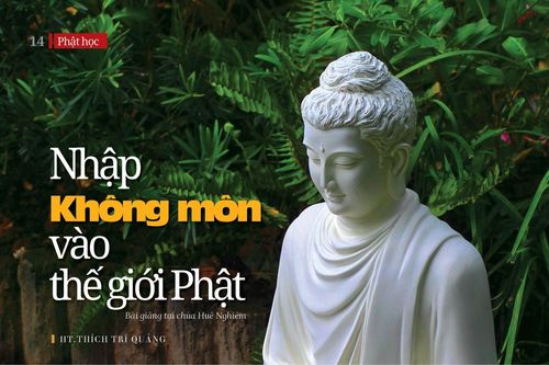 Nhập Không môn vào thế giới Phật