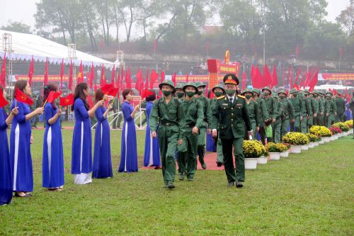 Quân khu I: Hơn 2.100 thanh niên viết đơn tình nguyện nhập ngũ