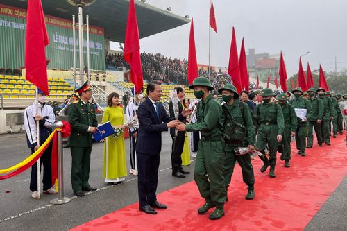 Tân binh huyện Thanh Trì sẵn sàng cống hiến trí tuệ và sức lực, quyết tâm hoàn thành xuất sắc nhiệm vụ