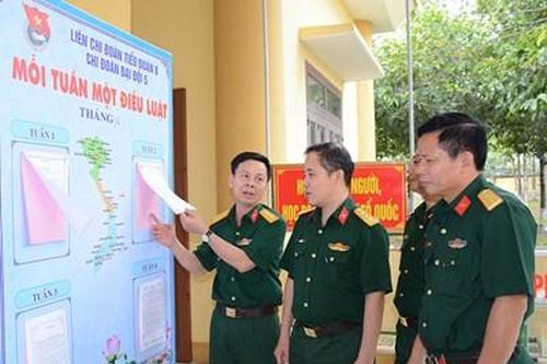 Tạo ấn tượng ban đầu cho chiến sĩ mới