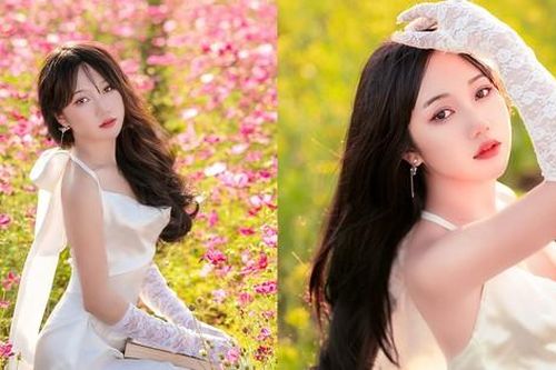 Nàng mẫu ảnh Gia Lai khoe nhan sắc giữa cánh đồng hoa cánh bướm