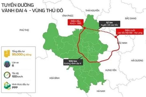Hà Nội sẽ khởi công dự án đường Vành đai 4 vào tháng 6/2023